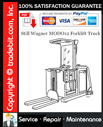 Still Wagner MODO12 Forklift Truck Service Repair Manual Download ★