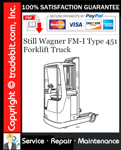 Thumbnail Still Wagner FM-I Type 451 Forklift Truck Service Repair Manual Download ★