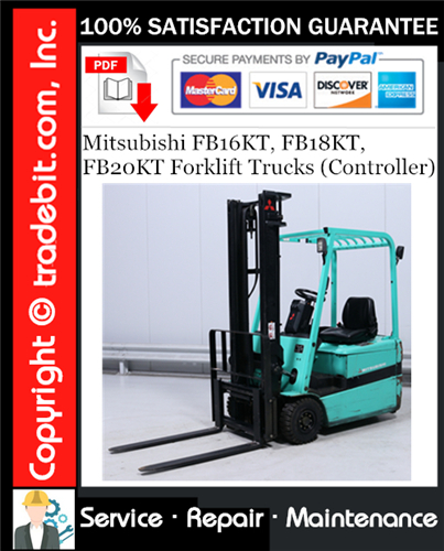 Thumbnail Mitsubishi FB16KT, FB18KT, FB20KT Forklift Trucks (Controller) Service Repair Manual Download ★