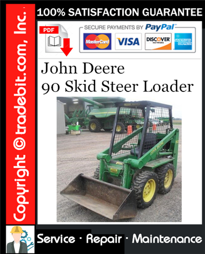 Thumbnail John Deere 90 Skid Steer Loader Service Repair Manual Download ★