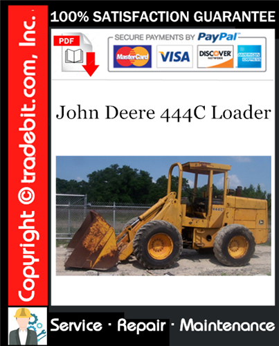 Thumbnail John Deere 444C Loader Service Repair Manual Download ★