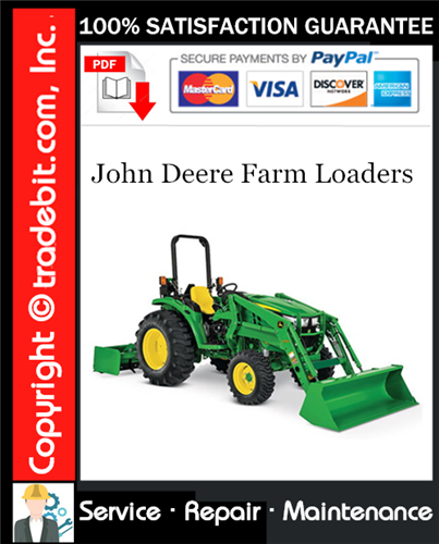 Thumbnail John Deere Farm Loaders Service Repair Manual Download ★