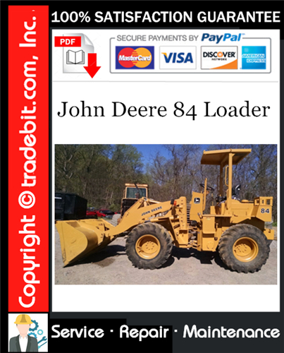 Thumbnail John Deere 84 Loader Repair Technical Manual Download ★ Thumbnail John Deere 84 Loader Repair Technical Manual Download ★