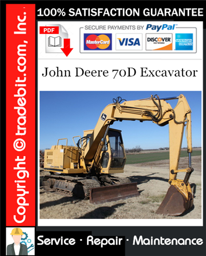 Thumbnail John Deere 70D Excavator Repair Technical Manual Download ★ Thumbnail John Deere 70D Excavator Repair Technical Manual Download ★