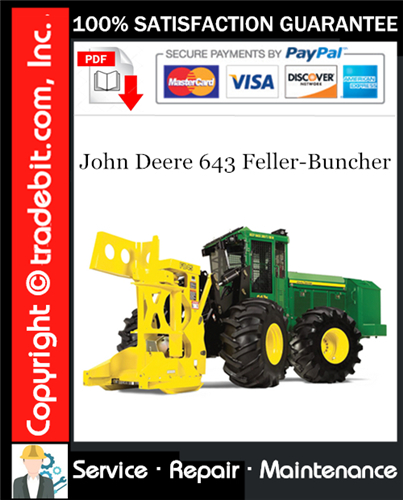 Thumbnail John Deere 643 Feller-Buncher Repair Technical Manual Download ★ Thumbnail John Deere 643 Feller-Buncher Repair Technical Manual Download ★