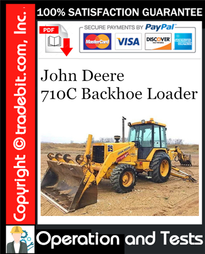 Thumbnail John Deere 710C Backhoe Loader Operation and Test Technical Manual Download ★