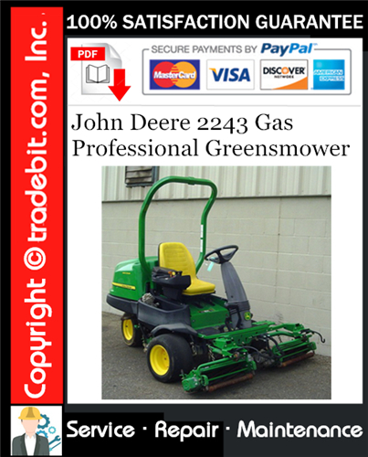 Thumbnail John Deere 2243 Gas Professional Greensmower Service Repair Manual Download ★ Thumbnail John Deere 2243 Gas Professional Greensmower Service Repair Manual Download ★