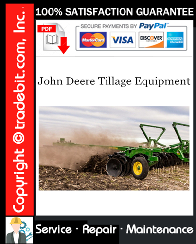 Thumbnail John Deere Tillage Equipment Service Repair Manual Download ★