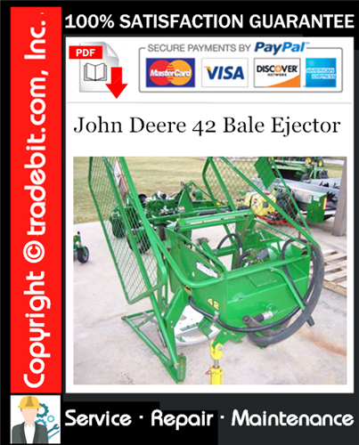 Thumbnail John Deere 42 Bale Ejector Service Repair Manual Download ★ Thumbnail John Deere 42 Bale Ejector Service Repair Manual Download ★