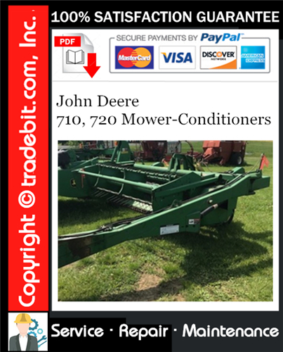 Thumbnail John Deere 710, 720 Mower-Conditioners Service Repair Manual Download ★ Thumbnail John Deere 710, 720 Mower-Conditioners Service Repair Manual Download ★