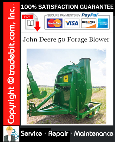 Thumbnail John Deere 50 Forage Blower Service Repair Manual Download ★ Thumbnail John Deere 50 Forage Blower Service Repair Manual Download ★