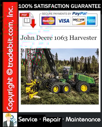 Thumbnail John Deere 1063 Harvester Service Repair Manual Download ★ Thumbnail John Deere 1063 Harvester Service Repair Manual Download ★