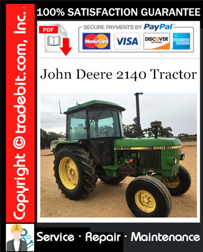 Thumbnail John Deere 2140 Tractor Service Repair Manual Download ★ Thumbnail John Deere 2140 Tractor Service Repair Manual Download ★
