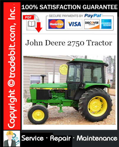 Thumbnail John Deere 2750 Tractor Service Repair Manual Download ★ Thumbnail John Deere 2750 Tractor Service Repair Manual Download ★