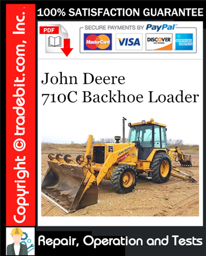 Thumbnail John Deere 710C Backhoe Loader Repair, Operation and Tests Technical Manual Download ★