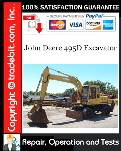 Thumbnail John Deere 495D Excavator Repair, Operation and Tests Technical Manual Download ★ Thumbnail John Deere 495D Excavator Repair, Operation and Tests Technical Manual Download ★