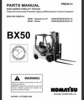Thumbnail Komatsu BX50 Series Forklift Parts Catalog PDF Download