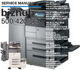Thumbnail bizhub 360_420_500 service and users manual