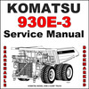 Thumbnail Komatsu 930E-3 Dump Truck Service Shop Repair Manual - SEARCHABLE - IMPROVED - DOWNLOAD