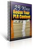 Thumbnail 25 Ways To Reuse Your PLR Content