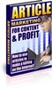 Thumbnail Article Marketing For Content & Profit plr