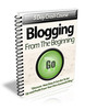 Thumbnail Blogging From The Beginning PLR