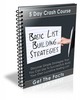 Thumbnail Basic List Building Strategies PLR