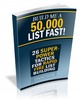 Thumbnail Build Me A 50,000 List Fast! PLR