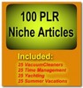 Thumbnail 100 PLR Niche Articles Thumbnail 100 PLR Niche Articles