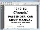 Thumbnail 1949 - 1953 Chevrolet Chevy Shop Manual
