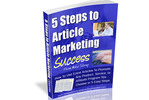 Thumbnail 5 Steps to Article Marketing Success