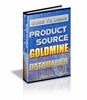 Thumbnail 18 Product Source Goldmine Databases (with resell rights).