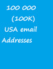 100 000(100K) Active USA email Addresses - Database