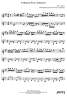 Thumbnail A Breeze from Alabama Pure Sheet Music Duet for Eb Instrument and F Instrument, Arranged by Lars Christian Lundholm