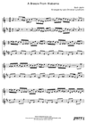Thumbnail A Breeze from Alabama Pure Sheet Music Duet for Guitar and Bb Instrument, Arranged by Lars Christian Lundholm