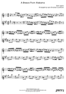 Thumbnail A Breeze from Alabama Pure Sheet Music Duet for Guitar and Eb Instrument, Arranged by Lars Christian Lundholm
