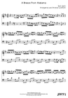 Thumbnail A Breeze from Alabama Pure Sheet Music Duet for Soprano Saxophone and Trombone, Arranged by Lars Christian Lundholm
