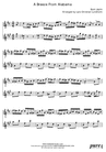 Thumbnail A Breeze from Alabama Pure Sheet Music Duet for Tenor Saxophone and Baritone Saxophone, Arranged by Lars Christian Lundholm