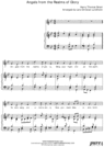 Thumbnail Angels from the Realms of Glory Pure Sheet Music for Organ and Voice, Arranged by Lars Christian Lundholm