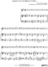 Thumbnail Angels from the Realms of Glory Pure Sheet Music for Piano and Alto Saxophone, Arranged by Lars Christian Lundholm