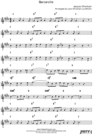 Thumbnail Barcarolle Pure Sheet Music Solo for Bb Instrument, Arranged by Lars Christian Lundholm