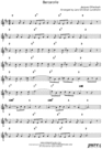 Thumbnail Barcarolle Pure Sheet Music Solo for Violin, Arranged by Lars Christian Lundholm