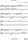 Thumbnail Binks Waltz Pure Sheet Music Duet for Baritone Saxophone and Tenor Saxophone, Arranged by Lars Christian Lundholm