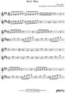 Thumbnail Binks Waltz Pure Sheet Music Duet for Tenor Saxophone and Baritone Saxophone, Arranged by Lars Christian Lundholm