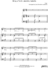 Thumbnail Bring a Torch, Jeanette, Isabella Pure Sheet Music for Organ and Voice, Arranged by Lars Christian Lundholm