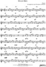 Thumbnail Chopins Minute Waltz Pure Sheet Music Solo for Bb Instrument, Arranged by Lars Christian Lundholm