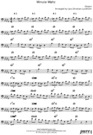 Thumbnail Chopins Minute Waltz Pure Sheet Music Solo for Double Bass, Arranged by Lars Christian Lundholm