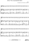 Thumbnail Come, Thou Long Expected Jesus Pure Sheet Music for Organ and C Instrument, Arranged by Lars Christian Lundholm