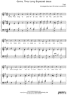 Thumbnail Come, Thou Long Expected Jesus Pure Sheet Music for Organ and Voice, Arranged by Lars Christian Lundholm