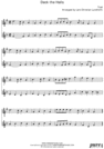 Thumbnail Deck the Halls Pure Sheet Music Duet for Bb Instrument and Guitar, Arranged by Lars Christian Lundholm